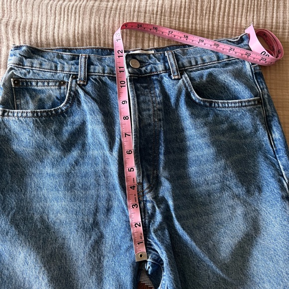 Reformation Cynthia High Rise Straight Cropped Jeans - Picture 8 of 12